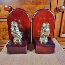 Vintage solid brass owl - solid,