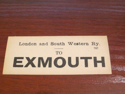London south western railway - &,