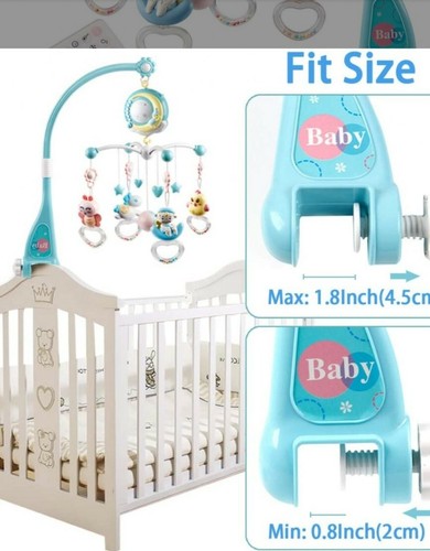 Baby musical crib - baby, bed