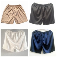 Mens Sleepwear Satin Silk Underwear Boxers Shorts Pants Pyjamas Nightwear Hot