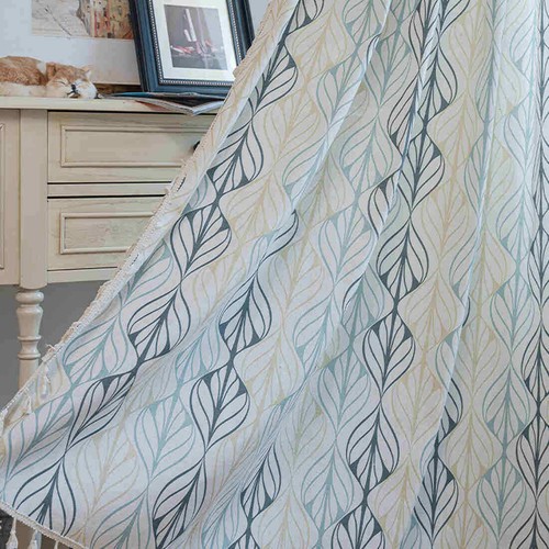 New floral curtain single - new,