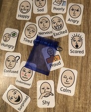 Emotion Flash Cards in a bag -