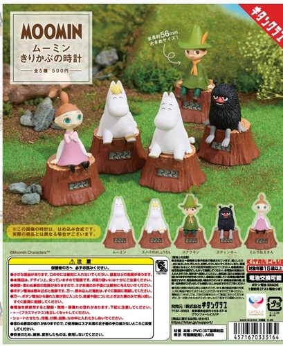 Moomin tree stump clock - stump,