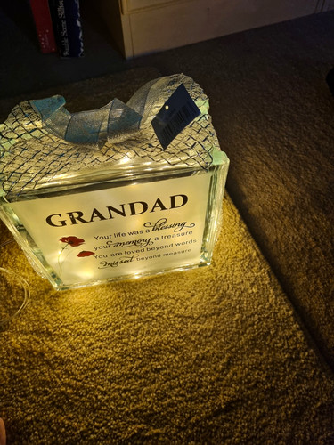 Grandad memorial light - grandad,