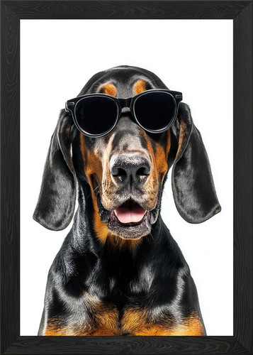 Cool black and tan coonhound - tan,