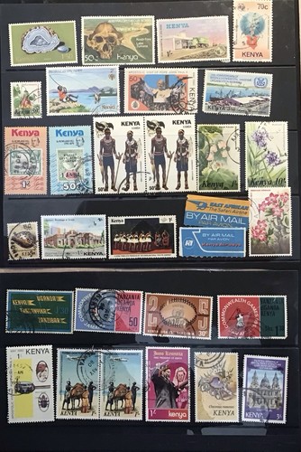 Kenya stamp selection - kenya,