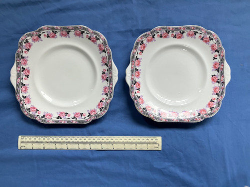 Pair vintage grafton china - vintage,