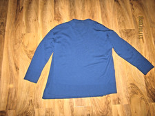 Toast  100% Wool  blue jumper