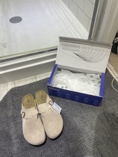 Sand Birkenstock Boston Clogs