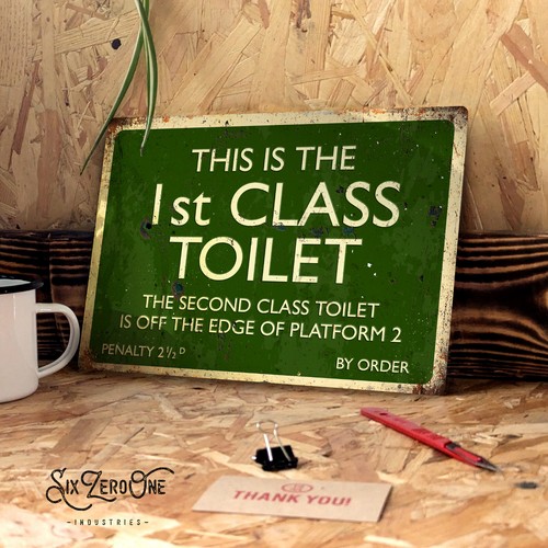 1st class toilet metal - 1st,