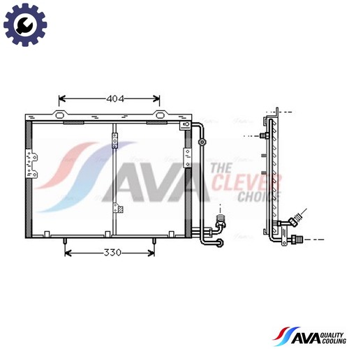 Condenser air conditioning - condenser,