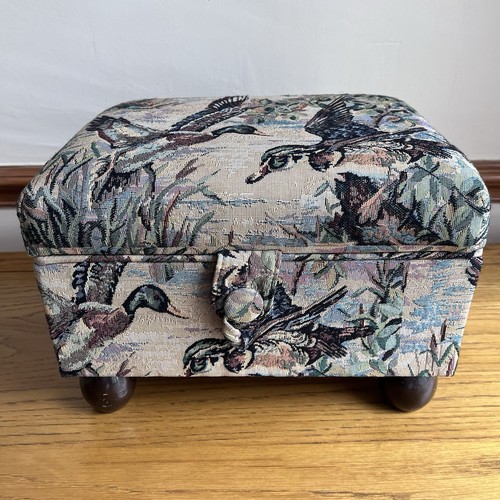 Vintage style tapestry foot - tapestry,