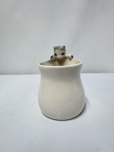 Vintage ceramic cat - ceramic,