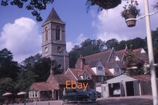 35mm Slide - Singer Hunter Outside The Buck Pub & Church, Thorpe, Norwich, 1965