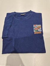 Men's Weird Fish T-Shirt, Christmas Crackered, 2XL, XXL, Blue, 100% Cotton, S/S,