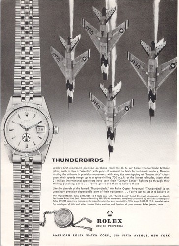 Rolex thunderbird datejust - rolex,