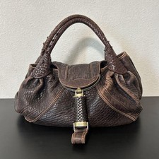 FENDI Spy Bag Hand Bag Dark