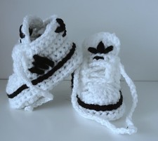 Handmade baby crochet shoes - baby,
