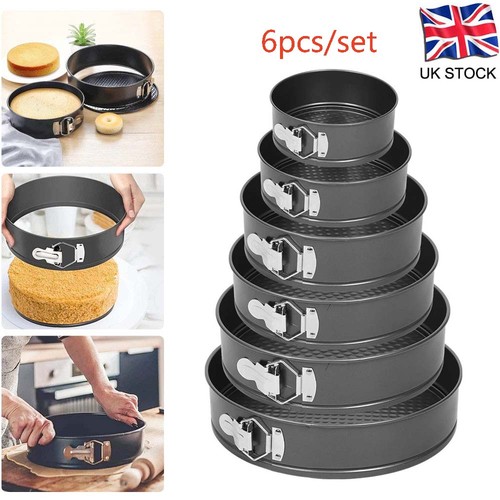 6pcs round non stick - non-stick, cake