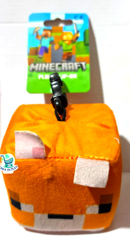 Minecraft plush cube - clip, on
