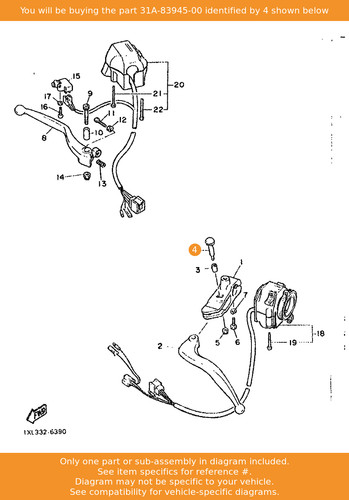 Yamaha bolt lever - yamaha,
