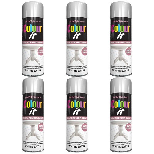 White satin spray - spray, paint