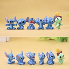 Lilo And Stitch Model 12Pcs/Pack Action Figure Cake Topper Doll Kid Gift