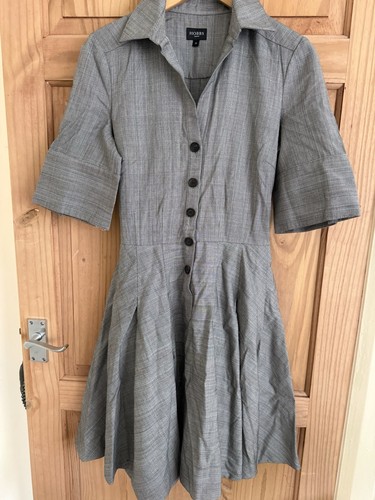 Hobbs grey houndstooth pattern - grey,