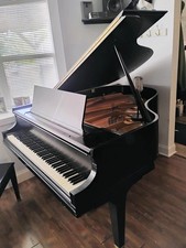 RARE Baldwin Model R Baby Grand Piano (c.1997) Black | SHERWOOD PHOENIX PIANOS