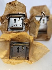 Set Of Three Chest Cupboard Flush Fitting Locks With Keys