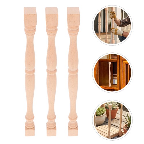 Wooden railing spindles khaki - wooden,