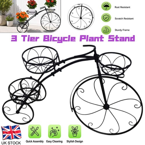 Iron bicycle planter tier - bicycle, planter,3
