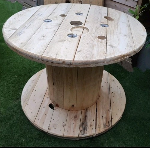 Reclaimed large wooden cable - large,