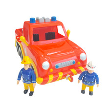 Fireman Sam Fire Truck Rescue Vehicle With Sounds And Figures