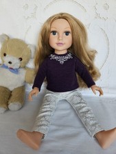 Journey Girls Mikaella ~ Beautiful 18" Doll with original Sweater & Pants