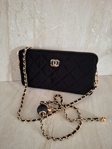 Chanel black matelassé - chanel,
