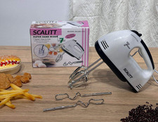 Electric Hand Mixer Food Mixer Egg Beater Cake Baking Stainless Steel Whisk