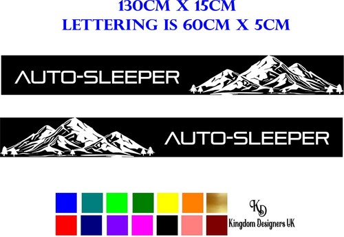 Auto sleeper side graphic - 1.3m,