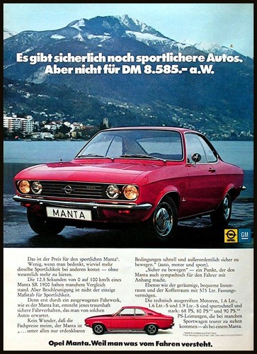 Opel manta original - manta,