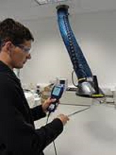 Lev testing dust extraction - testing,