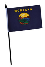 Montana State Small Hand Flag