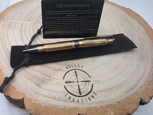 Personalised handmade bullet