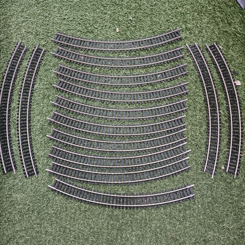 Hornby r605 curved track x15 - track,