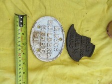 Midland Railway Co. Loco/Carriage Cast Iron Makers Plate 1911 Plus Bonus.