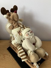 Christmas Sledge with Soft Toy