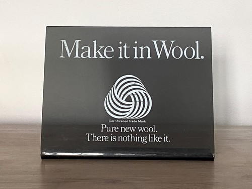 Vintage wool shop - wool, sign