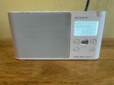 Sony XDR-S41D DAB/DAB+/FM Portable Radio in White - Fully Working
