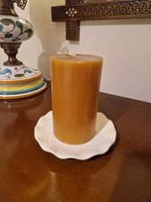 Zara Home large wax pillar candle