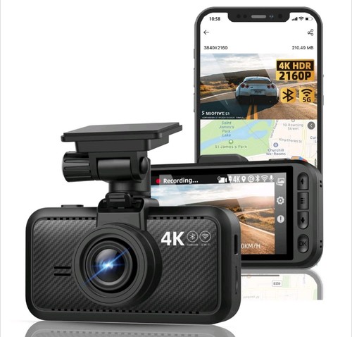 Miofive dash cam - 4k,