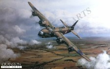  Philip West Bomber Command  Short Stirling aviation Art print  Sterling Service